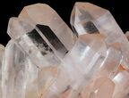 Tangerine Quartz Crystal Cluster - Madagascar #58828-2